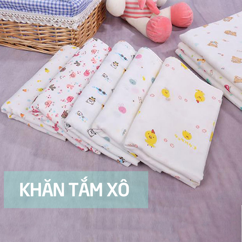 Combo 3 chiếc khăn xô tắm in hình 00612